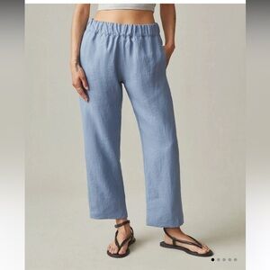 AMERICAN GIANT SZ MD THE EASY SUMMER UNIFORM Linen Pant